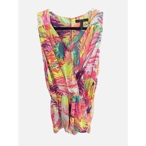 BCBG Colorful Romper - Size Small